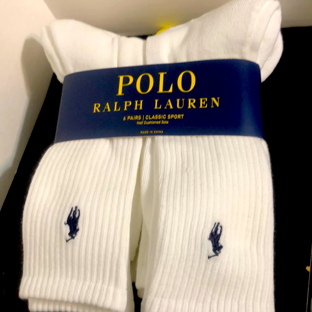 Polo white socks adult